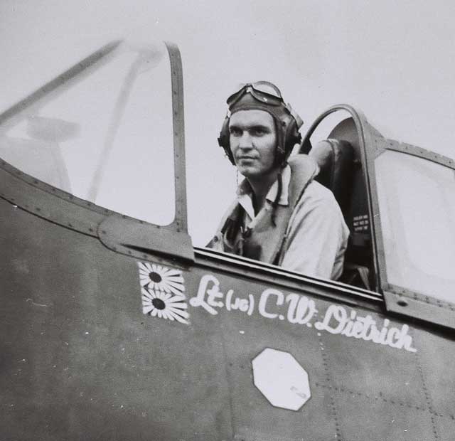 Lt  (jg) Charles Dietrich - WW II Navy Aviator