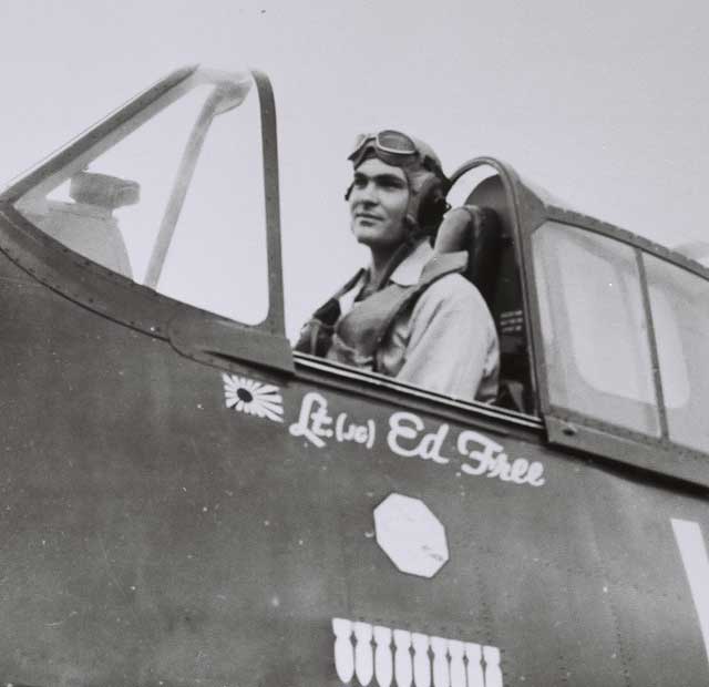 Lt  (jg) Ed Free - WW II Navy Aviator