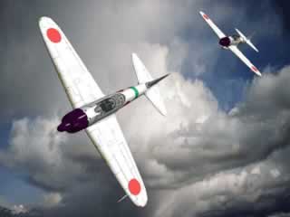 Japanese A6M2 Zero (Zekke) WW 2 carrier based fighter aircraft